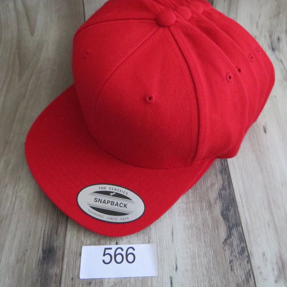 Yupoong*‎ Four (4) Classic Snapback "Shady Capz" Baseball Cap/Hat~ ALL RED! - Picture 11 of 12